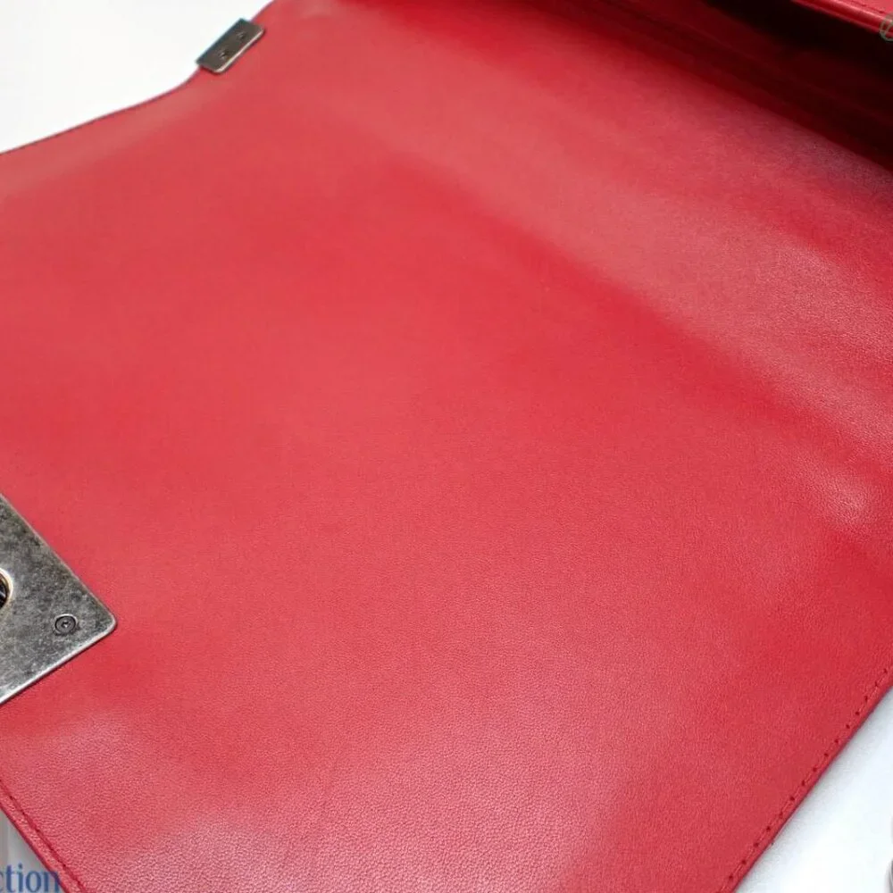 Chanel Red Boy Bag 21 Series (shown live) - Picture 10 of 14